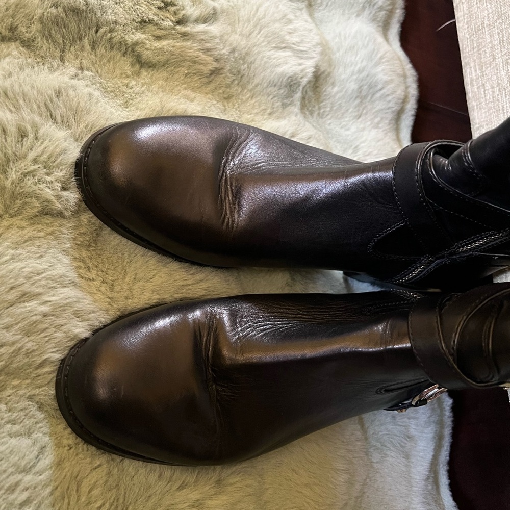Michael Kors black  Leather Boots - Picture 3 of 7
